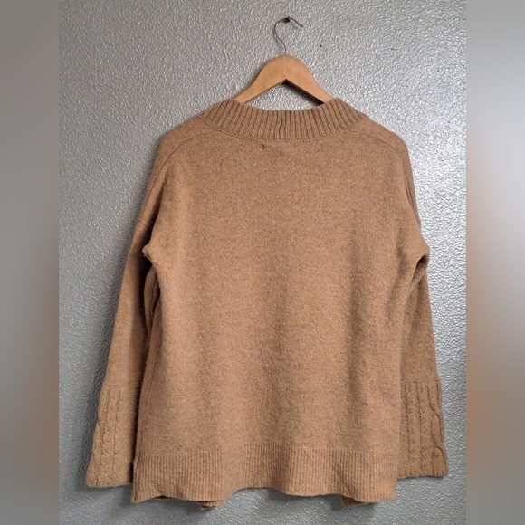 Tahari Yak Wool Blend Open Front Cardigan - Picture 2 of 6